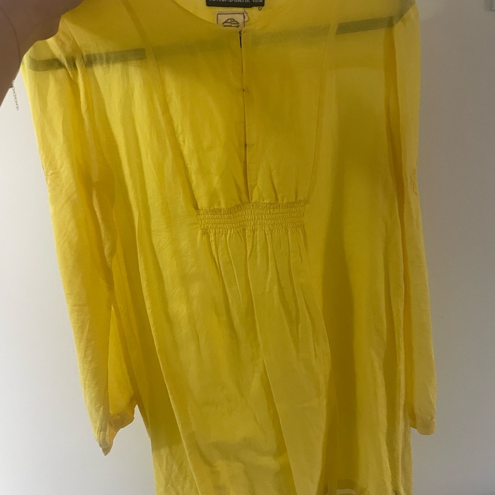 Antik Batik Vibrant Yellow Top
